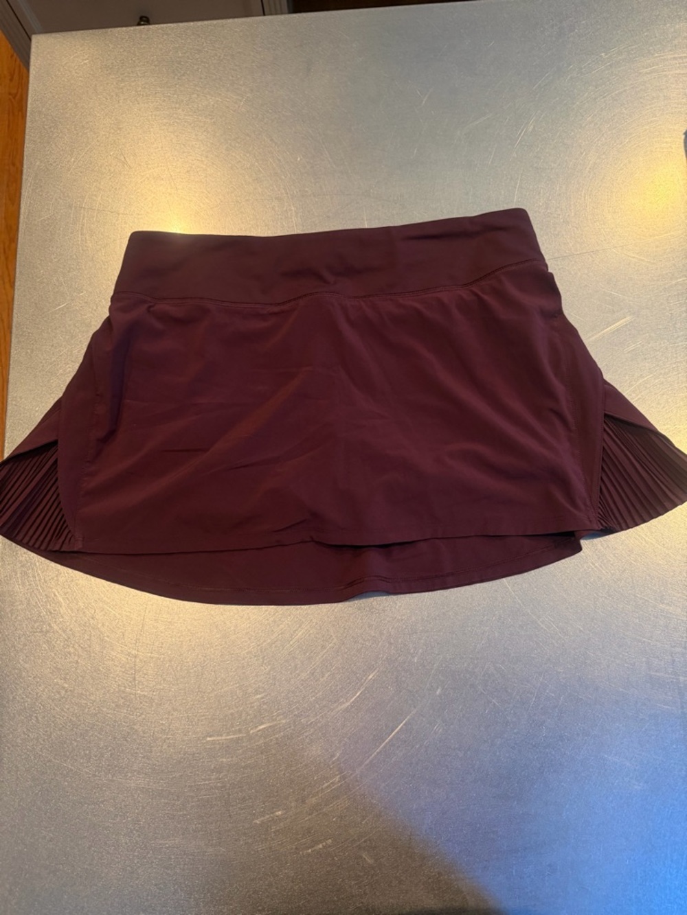 Lululemon Play off the Pleats Mid-Rise Skort with Built-In Liner